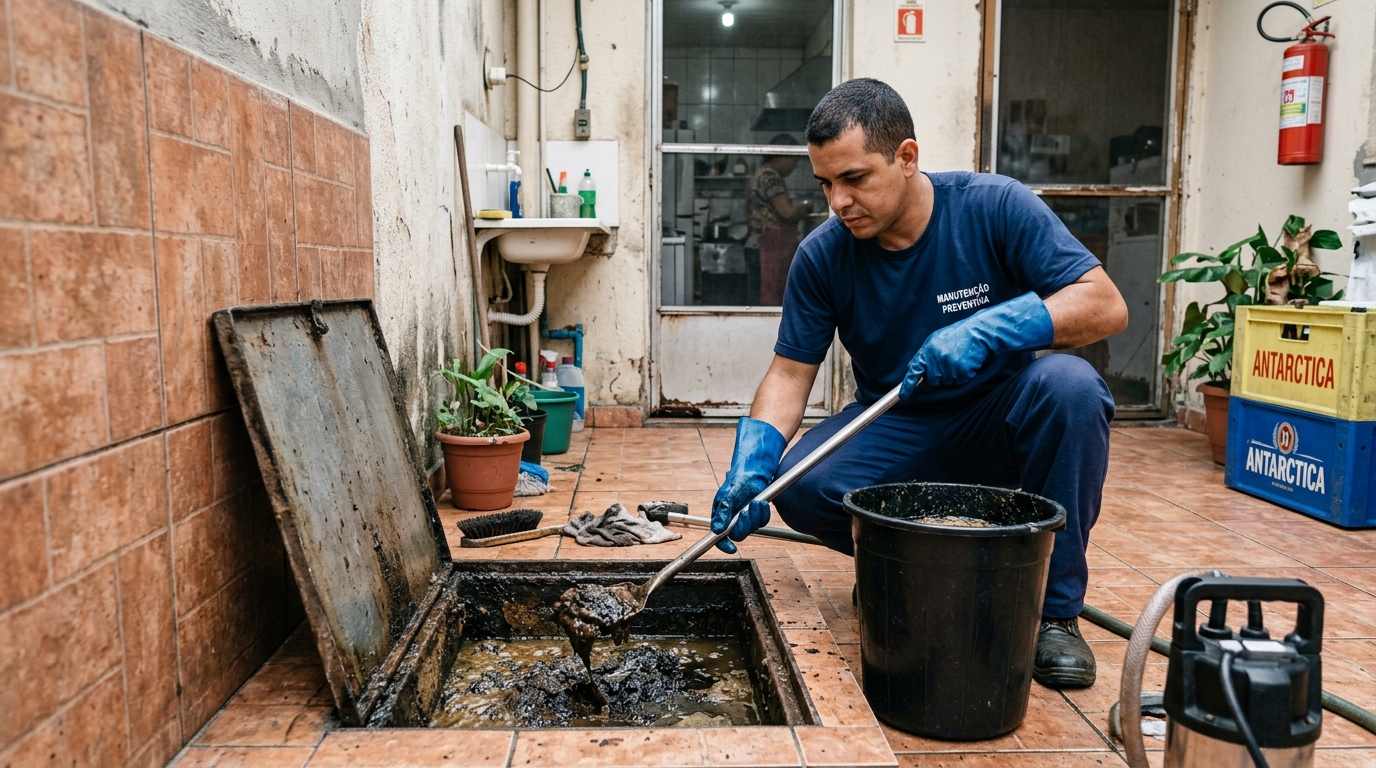Limpeza de Caixa de Gordura perto de mim em Anápolis‑GO